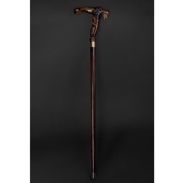 Buffalo Walking Stick, Wooden Walking Cane - Design Canes