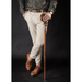 Phoenix-themed brown walking cane