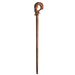 Wooden cane with phoenix motif