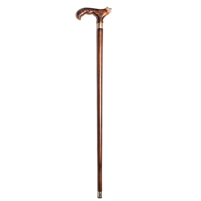 Lion Walking Stick, Wooden Walking Cane - Design Canes