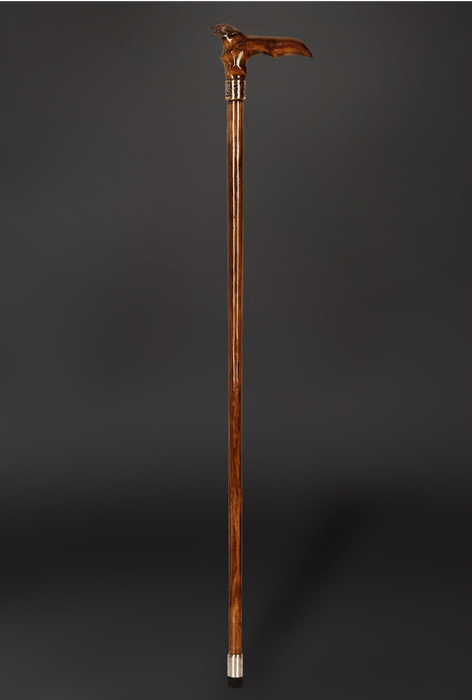 antique personalized eagle handle cane 