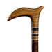 Artisan Walking Cane Made of Exclusive Wood Palissandre