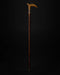 Artisan Walking Cane Made of Exclusive Wood Palissandre