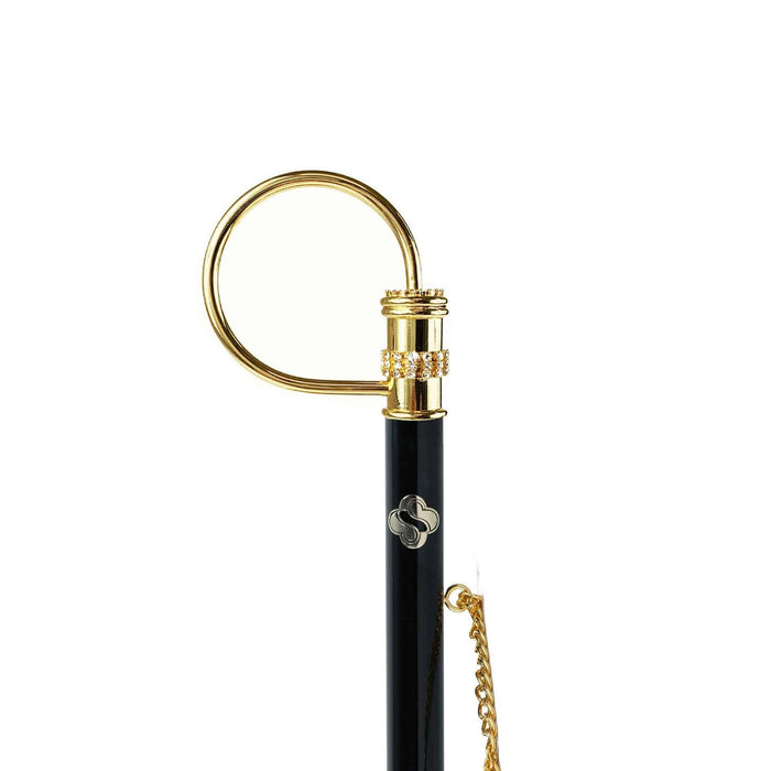 Artisanal Classic Shoehorn with Luxury Crystals