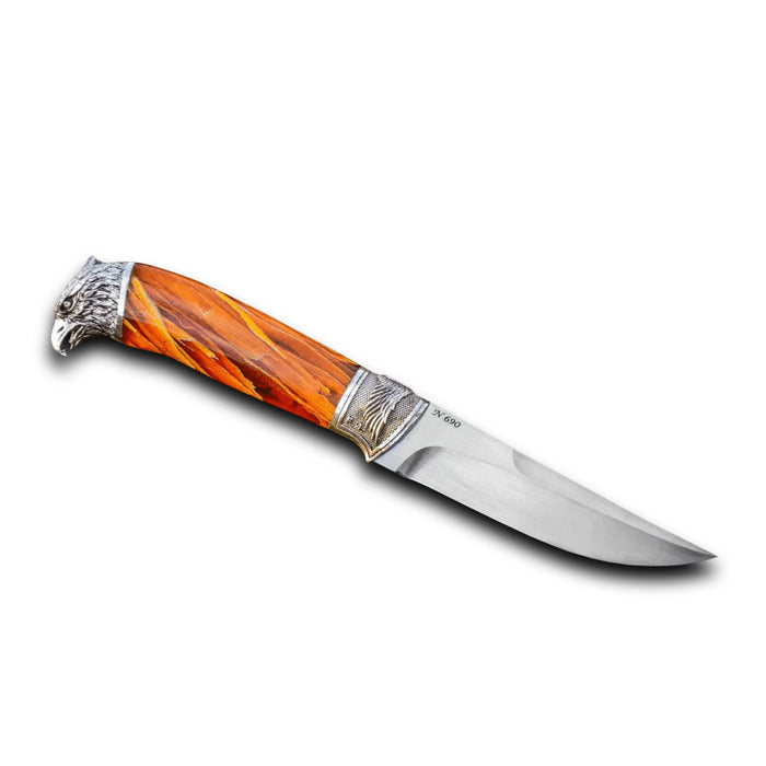 Unique Design Handmade Knife "Fiery Falcon"