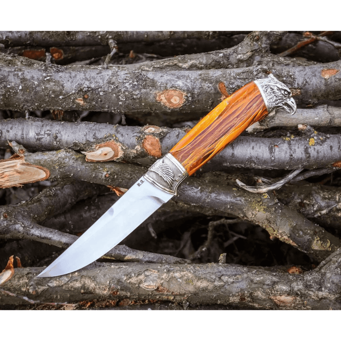 Unique Design Handmade Knife "Fiery Falcon"