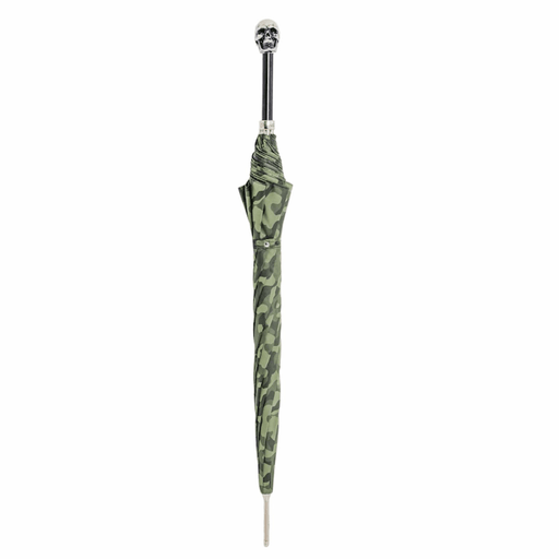 Artistic Stylish Camouflage Umbrella Skull Handle