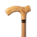 Artistic Walking Cane Classic Design Crafted from Curly Maple, Burl