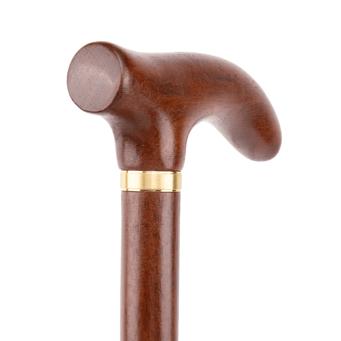 Ash Derby Handle Cane Fashionable Walking Stick