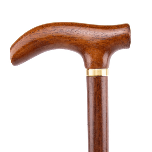 Ash Derby Handle Cane Fashionable Walking Stick