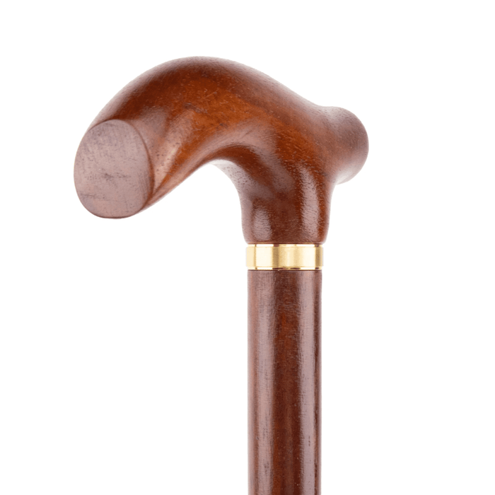 Ash Derby Handle Cane Fashionable Walking Stick