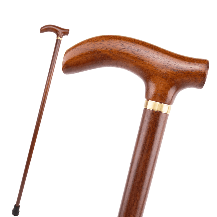 Ash Derby Handle Cane Fashionable Walking Stick