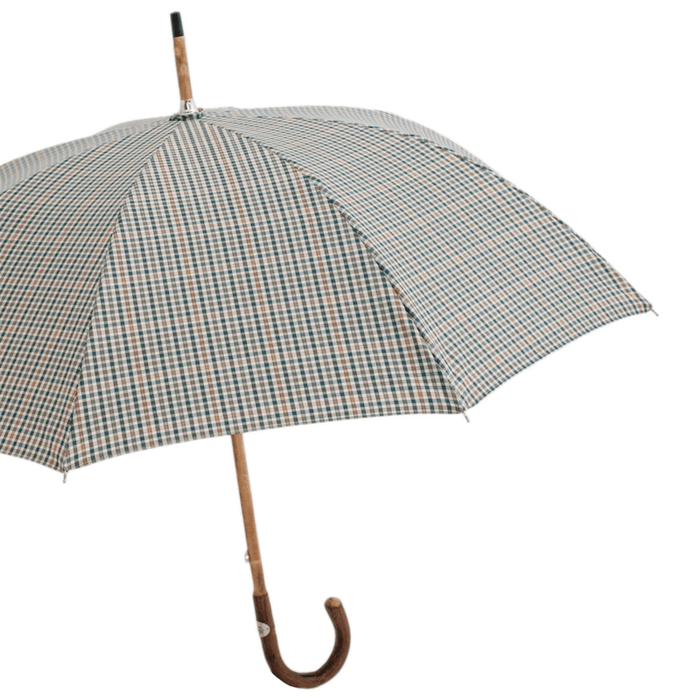 Ash Handle-Shaft with Knob End Mini Tartan Umbrella