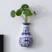 Antique Porcelain Flower Wall Hanging Vase