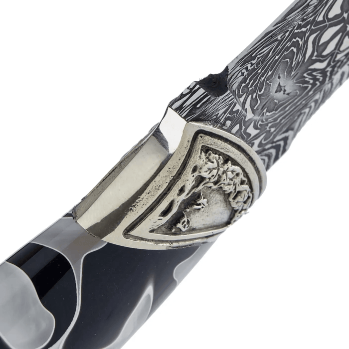 Author's Unique Knife Damascus Steel Modern Handle