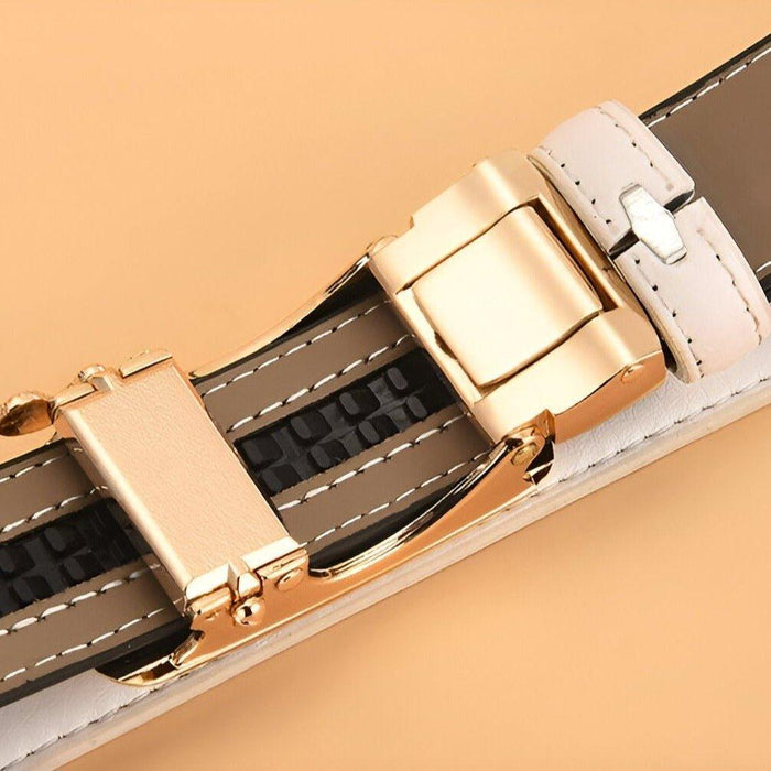 Automatic Leather Belt For Women, Selma Model