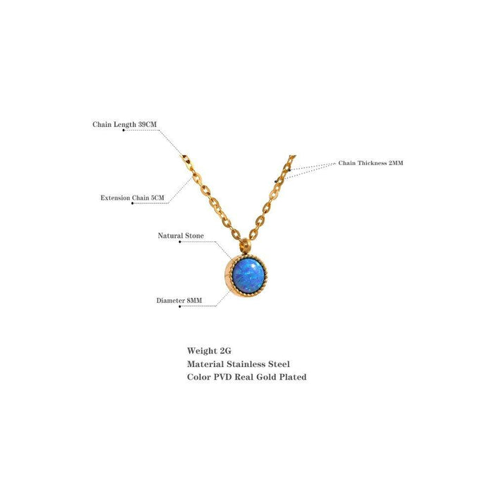 Blue Crystal Luxury Necklace