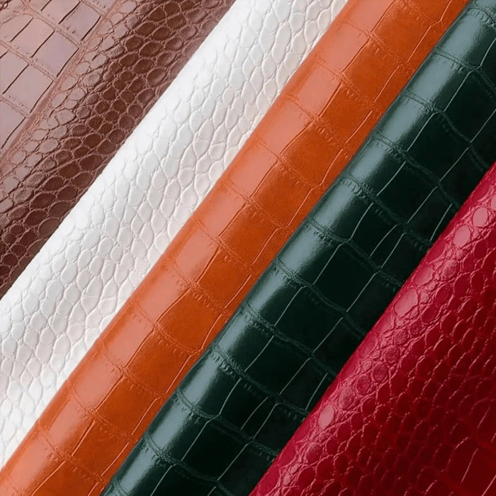 Chic Men's Luxury Wallet in Italian Crocodile Pattern Leather