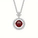 Adjustable 925 Sterling Silver Moissanite Pendant Necklace – Perfect for Women