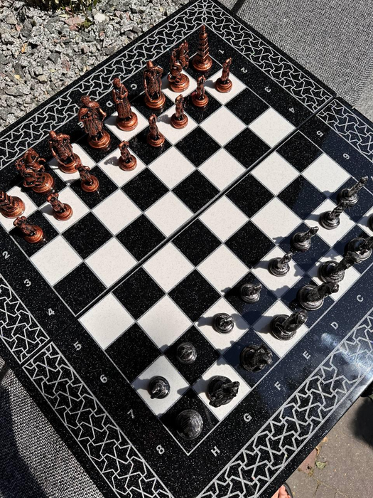 Limited Edition White and Black Chess Set