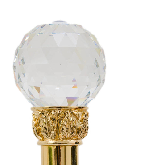 Luxury Crystal Knob Handle Walking Cane, Elegant