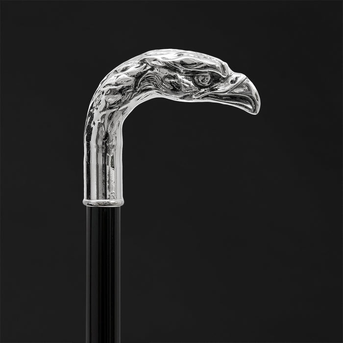 Luxury silver eagle handle walking cane