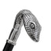 Luxury snake head walking cane with swagger design