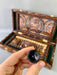 Backgammon With Glass Board Inside, Handmade Backgammon Set