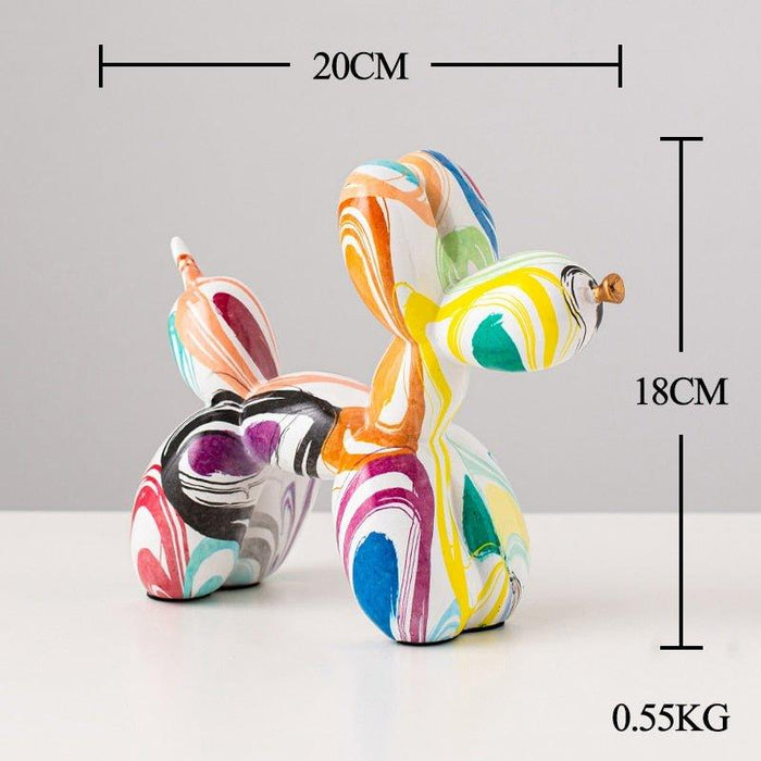 Balloon Dog Abstract Statue