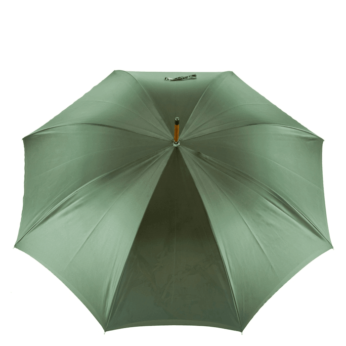 Bamboo Handle Olive Green Bridles Umbrella