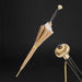 Beige Classic Jeweled Double Cloth Umbrella Exclusive