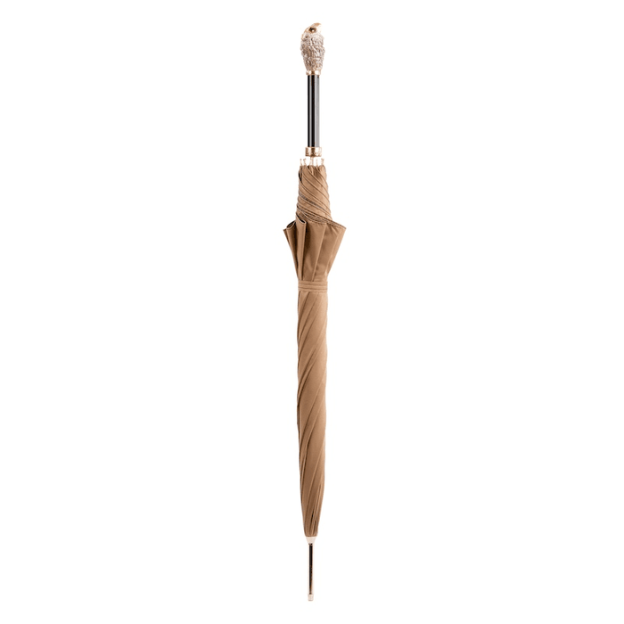 Beige Owl Umbrella, Modern Outdoor Umbrella