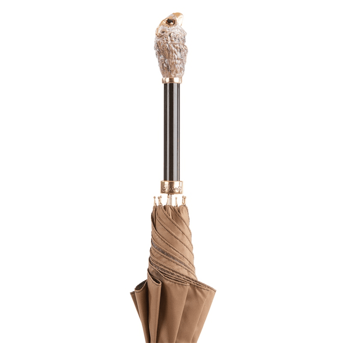 Beige Owl Umbrella, Modern Outdoor Umbrella