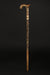 Beige Walking Cane for Ladies Rose, Flower Wooden Walking Stick