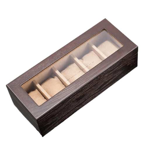 Exclusive Wooden Watch Box in Beige