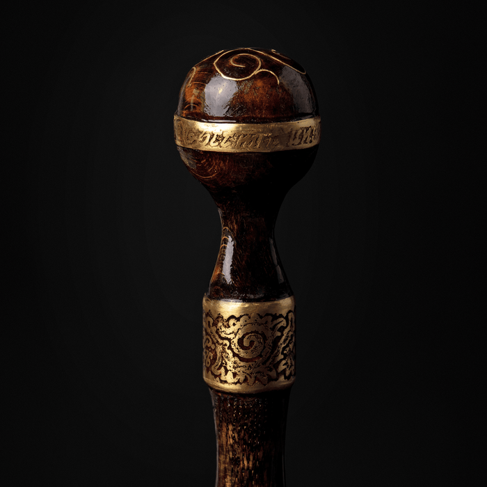 Bespoke Knob Walking Stick, Antique Style Walking Cane