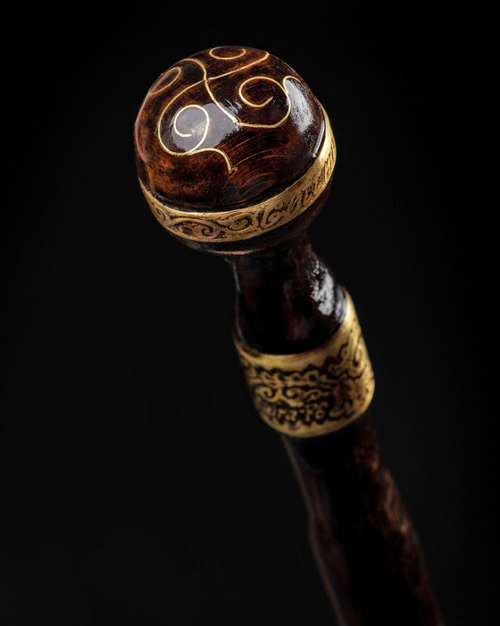 Bespoke Knob Walking Stick, Antique Style Walking Cane