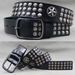 biker belt genuine leather