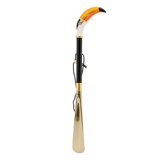 Bird Toucan Artistic Handmade Long Shoe Horn