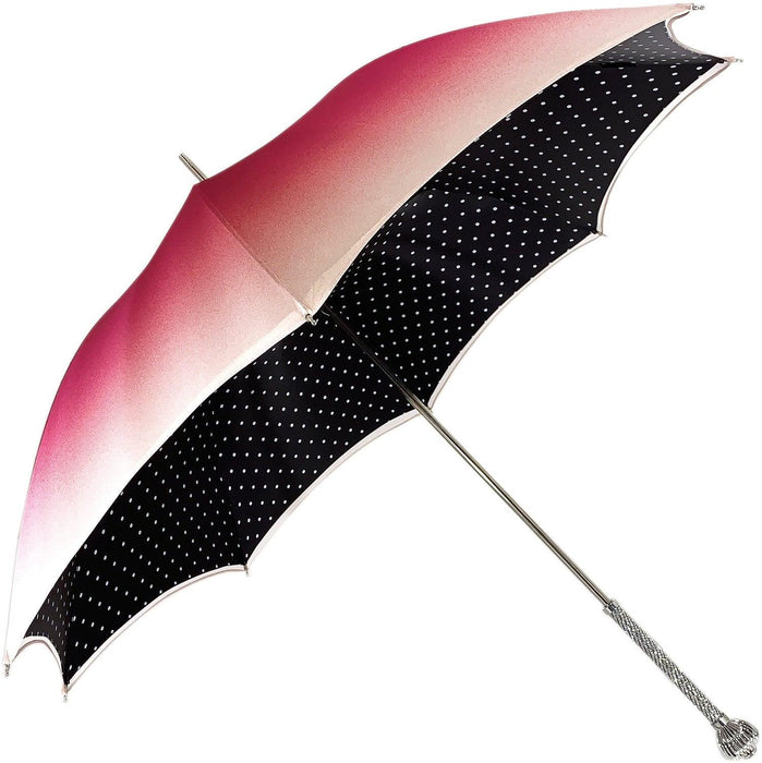 Black and White Dots Print Women's Umbrella