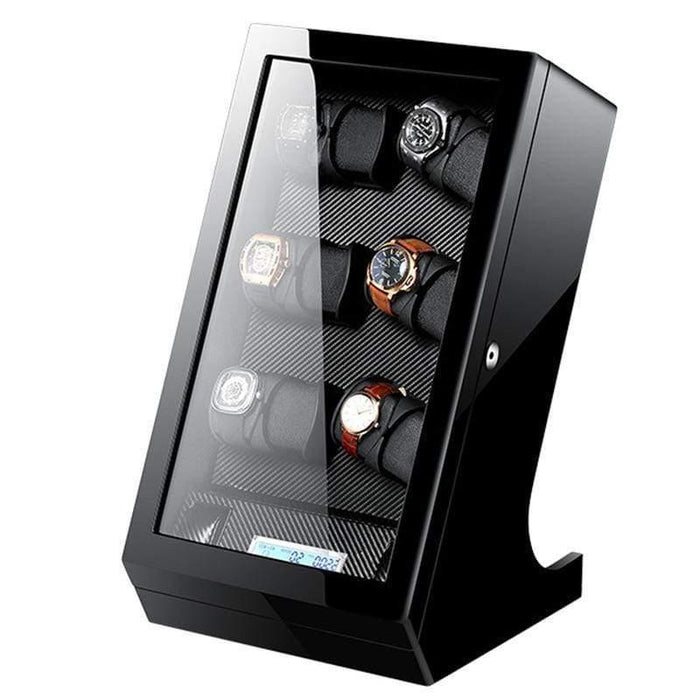 Black Automatic Watch Winder with 10 Slots