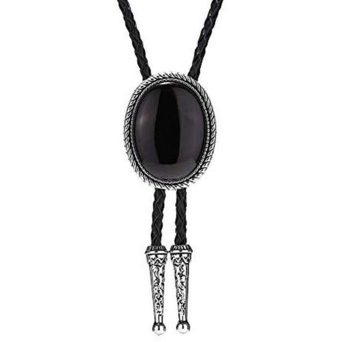 Black Bolo Tie