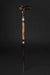 Black Cat Art Deco Style Walking Cane Hand Carved Fashionable