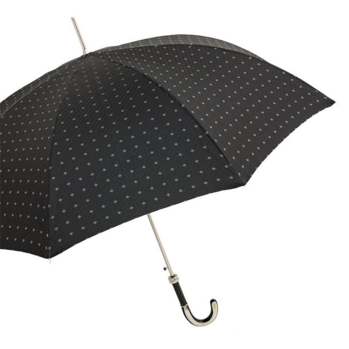 Black Classic Umbrella For Men with Horn Handle, Royal