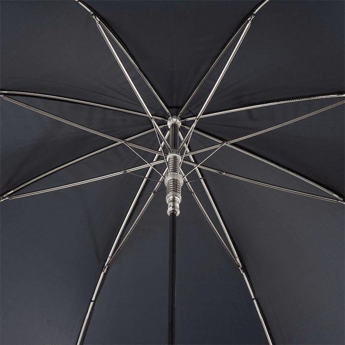 Black Horse Umbrella with Enameled Brass Handle