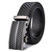 Black Leather Suit Belt For Men, Shertur Model