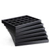 Black PU Leather Jewelry Display Tray Organizer