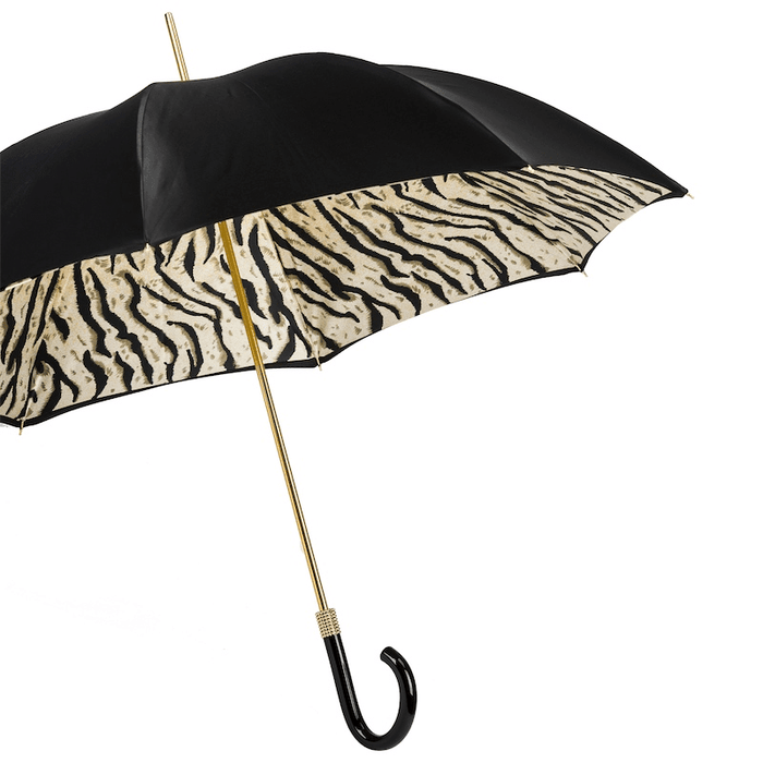 Black Tiger Stripe Double Cloth Umbrella - Exclusive