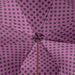 Black Umbrella With Purple Dots Patern Interior