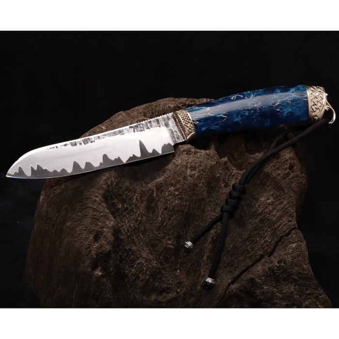 Blue Author's Knife "Deep Of The Sea"